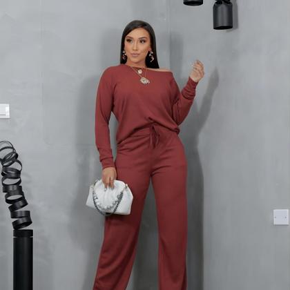 Imagem de Conjunto Feminino Calça e Blusa Inverno Lanzinha Pantalona