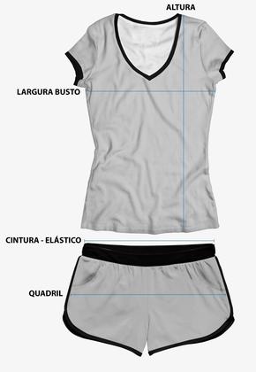 Imagem de Conjunto Feminino - Camiseta/Short Baile de Munique