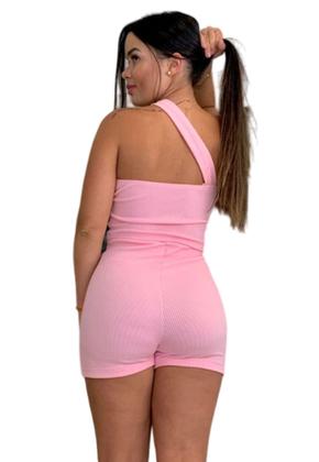 Imagem de Conjunto Feminino Cropped Com Decote Sem Bojo Shorts Saia