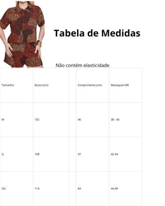 Imagem de Conjunto Feminino de Camisa com Botões e Shorts Com Bolso Confortável