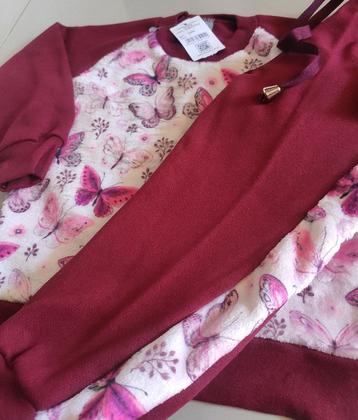 Imagem de Conjunto feminino inverno moletom e flecee