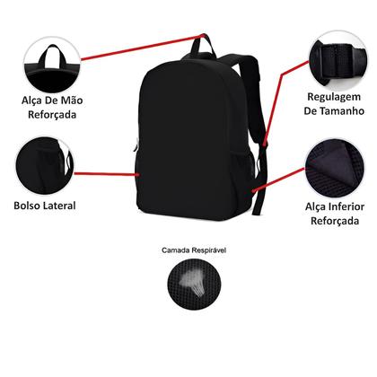 Imagem de Conjunto Feminino Tenis casual Mais Mochila E Relogio Infantil Volta As Aulas