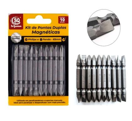 Conjunto Ferramentas Chaves Torx Allen Hexagonal Ponta Dupla - SQ