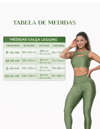 Imagem de Conjunto Fitness Feminino Cós Alto Texturizado Alta Compressão Poliamida Academia Treino Cor:PretoTamanho:G
