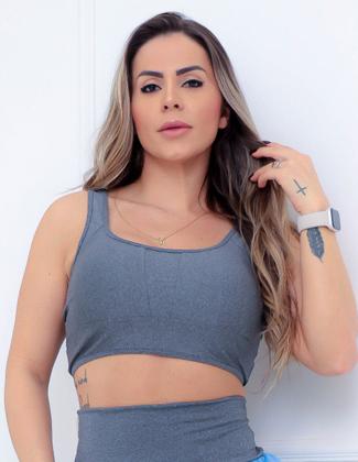 Imagem de Conjunto Fitness Feminino Running Dry Short com Bolso e Top para Academia