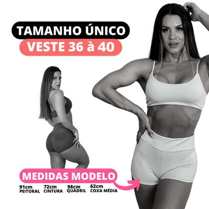 Imagem de CONJUNTO FITNESS SHORTINHO EMPNA BUMBUM E TOP VERMELHO - Tam Único 