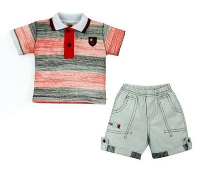 Imagem de Conjunto Flamengo Bebê Polo e Bermuda Oficial