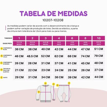 Imagem de Conjunto Fleece com Bordado Quentinho Peluciado Para Bebê