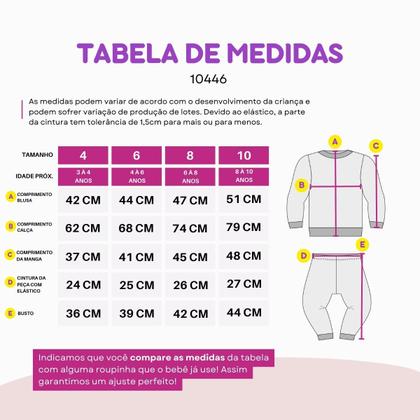 Imagem de Conjunto Fleece com Bordado Quentinho Peluciado Para Bebê