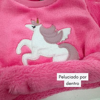 Imagem de Conjunto Fleece com Bordado Quentinho Peluciado Para Bebê