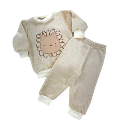 Imagem de Conjunto Fleece com Bordado Quentinho Peluciado Para Bebê