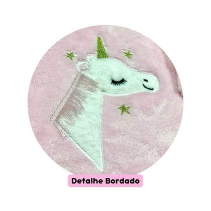 Imagem de Conjunto Fleece com Bordado Quentinho Peluciado Para Bebê