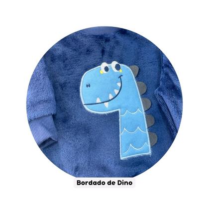 Imagem de Conjunto Fleece com Bordado Quentinho Peluciado Para Bebê