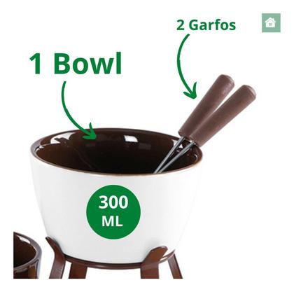 Imagem de Conjunto Fondue Lier Com Bambu Hauskraft 8 Peças