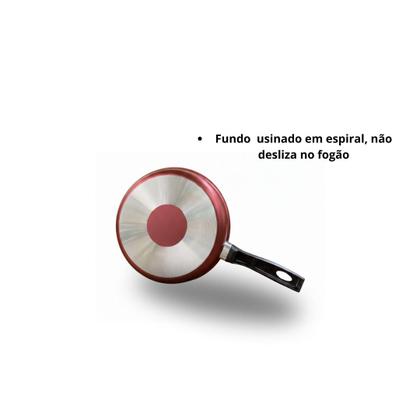 Imagem de Conjunto Frigideiras 3 Peças Antiaderentes com Tampa.