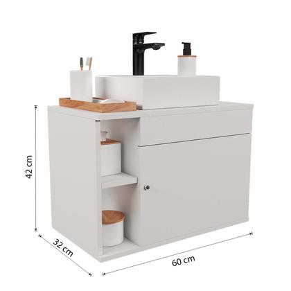 Imagem de Conjunto Gabinete para Banheiro Completo com Cuba Itália