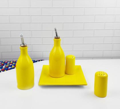 Imagem de Conjunto Galheteiro Provençal Amarelo