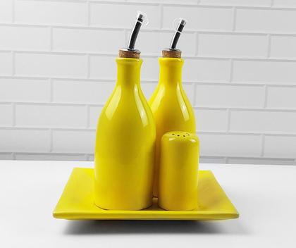 Imagem de Conjunto Galheteiro Provençal Amarelo