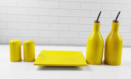 Imagem de Conjunto Galheteiro Provençal Amarelo