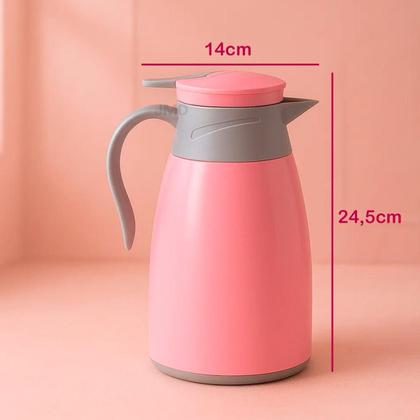Conjunto Garrafa Térmica Café 4 Canecas Copos Vidros 220ml 1L - jdmazine Imagem de Conjunto Garrafa Térmica Café 4 Canecas Copos Vidros 220ml 1L