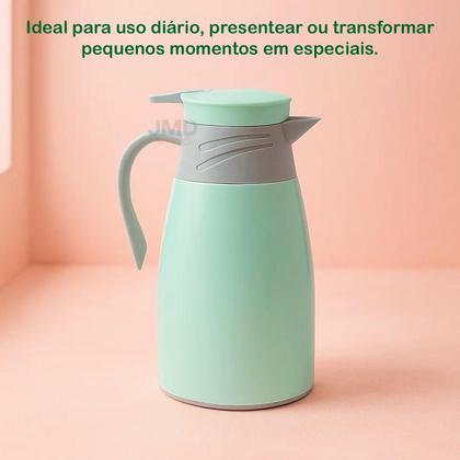 Conjunto Garrafa Térmica Café 4 Canecas Copos Vidros 220ml 1L - jdmazine Imagem de Conjunto Garrafa Térmica Café 4 Canecas Copos Vidros 220ml 1L