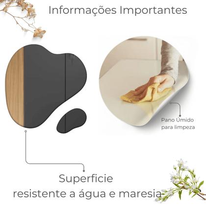 Imagem de Conjunto Guarda Roupa 6 Portas com Cômoda e Multiuso - Carvalho Americano-Grafite- EdeCasaMoveis