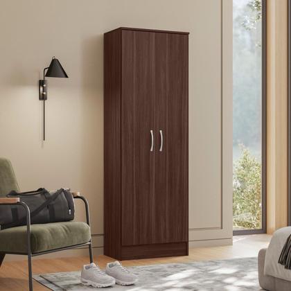 Imagem de Conjunto Guarda Roupa 6 Portas e Sapateira Amadeu Cafe Touch