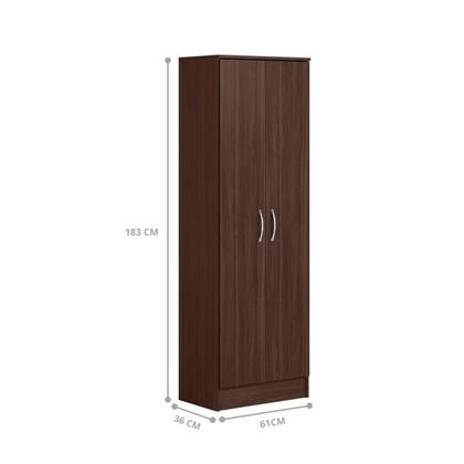 Imagem de Conjunto Guarda Roupa 6 Portas e Sapateira Amadeu Cafe Touch