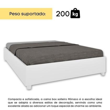 Imagem de Conjunto Guarda Roupa Casal Com Puxador Mdf Portugal, Cama Casal Monaco E Cômoda Chicago