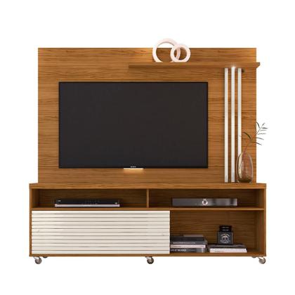 Imagem de Conjunto Home Theater e Bancada Hans Naturale Off-White