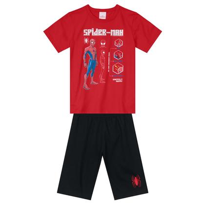 Imagem de Conjunto Homem Aranha infantil menino Brandili