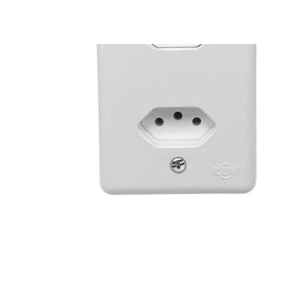 Imagem de Conjunto Ilumi 4X2 Branco Com Placa(2Tomadas 20A Monobloco) 201210