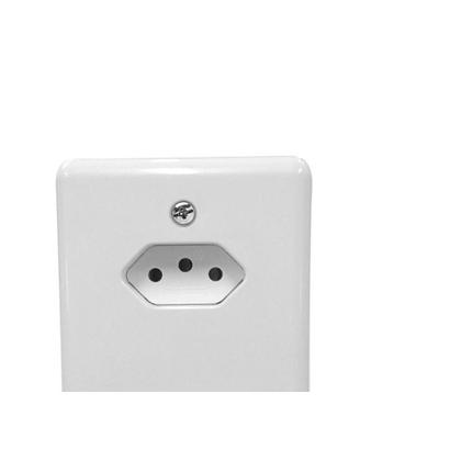 Imagem de Conjunto Ilumi 4X2 Branco Com Placa(2Tomadas 20A Monobloco) 201210