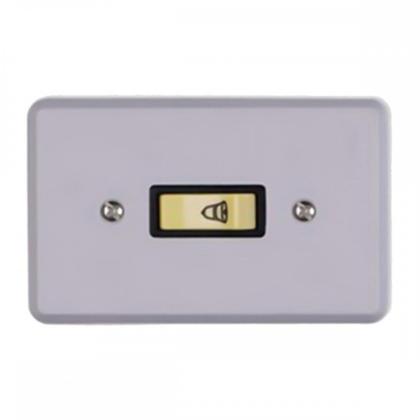 Imagem de Conjunto Ilumi Cinza Com Placa 1 Tecla Campainha - 1313