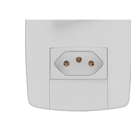 Imagem de Conjunto Ilumi Lev Modular Com Placa 1 Simples + Tomada 2P+T. 10A. - 87200