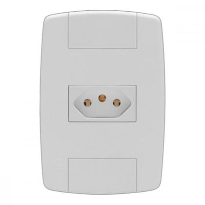 Imagem de Conjunto Ilumi Lev Modular Com Placa 1 Tomada 2P+T. 10A. - 87140