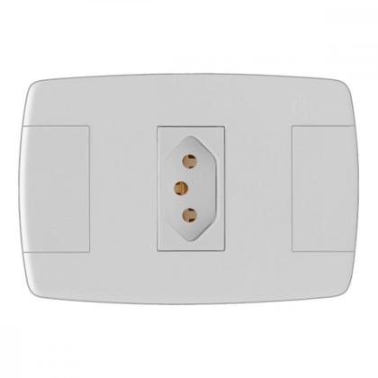 Imagem de Conjunto Ilumi Lev Modular Com Placa 1 Tomada 2P+T. 10A. - 87140