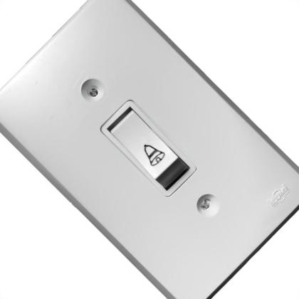 Imagem de Conjunto Ilumi Pratika Com Placa 1 Tecla Campainha - 1913