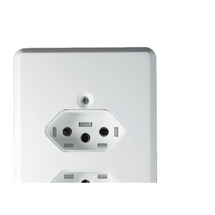 Imagem de Conjunto Ilumi Pratika Com Placa 2 Tomadas 2P+T. 20A. - 19121