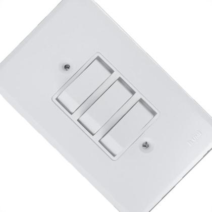 Imagem de Conjunto Ilumi Pratika Com Placa 3 Simples - 1919