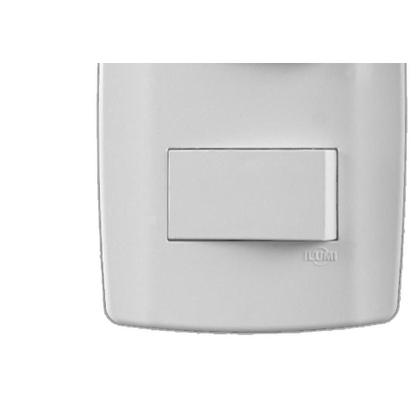 Imagem de Conjunto Ilumi Slim Branco Com Placa 2 Simples - 8018