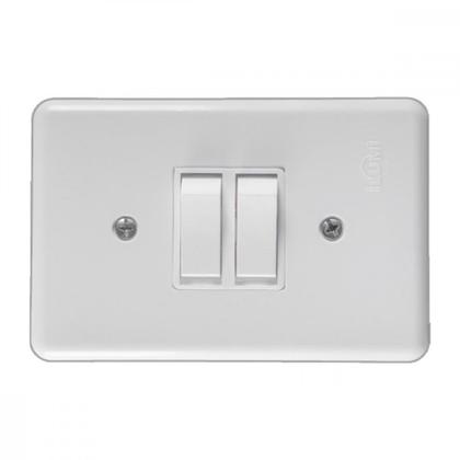 Imagem de Conjunto Ilumi Stylus Branco Com Placa 1 Simples + 1 Paralelo 2023