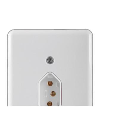 Imagem de Conjunto Ilumi Stylus Branco Com Placa 1 Tomada 2P+T. 10A. - 20140