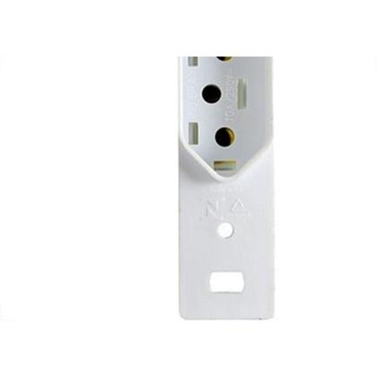 Imagem de Conjunto Ilumi Stylus Branco Sem Placa 1 Tomada 2P+T. 10A. - 20140/0