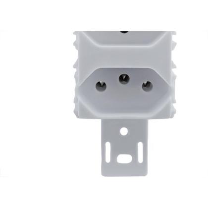 Imagem de Conjunto Ilumi Stylus Branco Sem Placa 2 Tomadas 2P+T. 10A. - 20120/0