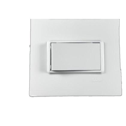 Imagem de Conjunto Ilumi Vivaz Branco Com Placa 1 Simples + 1 Paralelo 10A. - 7823
