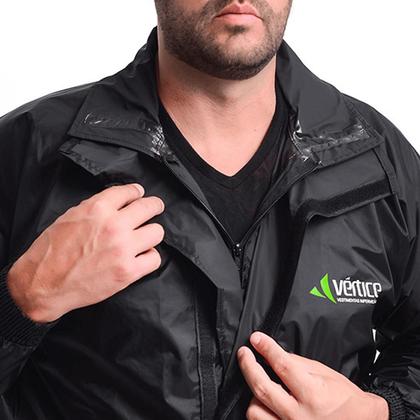 Imagem de Conjunto Impermeável para Moto Plus Preto Vértice 1212P