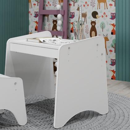 Imagem de Conjunto Infantil 3 Pecas 1 Mesa 2 Cadeiras Com Regulagem