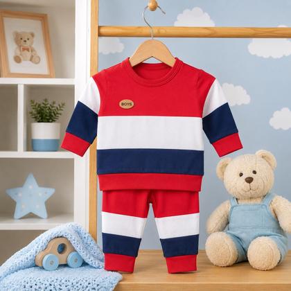 Imagem de Conjunto Infantil Bebê Menino Roupa de Inverno Leve Confortável