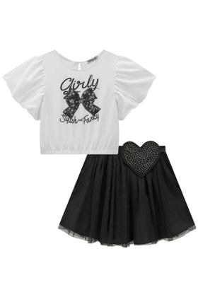 Imagem de Conjunto Infantil Blusa e Saia Infanti 77961